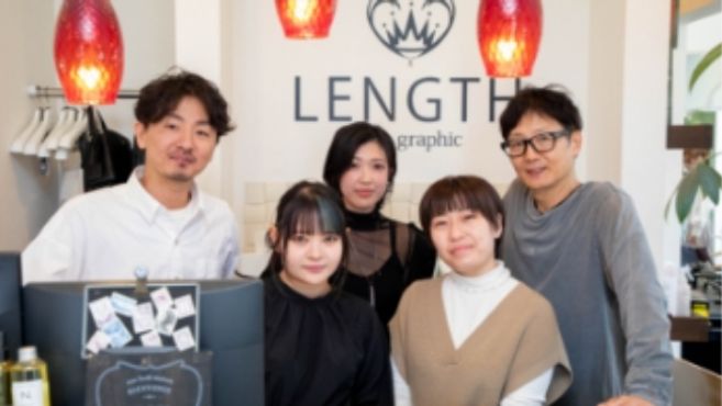 LENGTH hair graphic